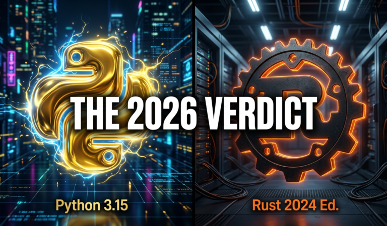 The Great Decoupling: Python vs. Rust in 2026